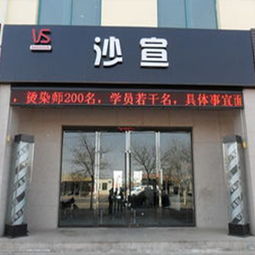 小型美发店门头图片